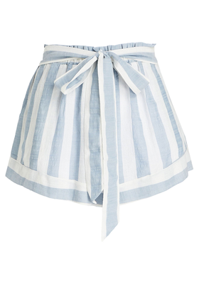 Striped Cotton-Blend Gauze Shorts from Eberjey