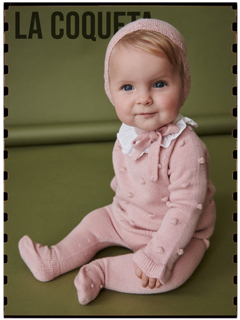 Camelia Merino Baby Set from La Coqueta