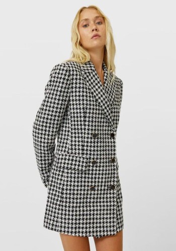 Check Blazer Dress from Stradivarius