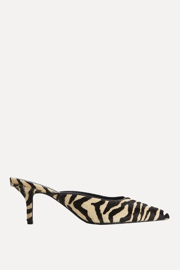 x from Heeled leather mules, £74.99 | H&M