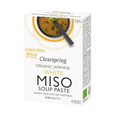 Organic White Miso Instant Soup Paste from Clearspring