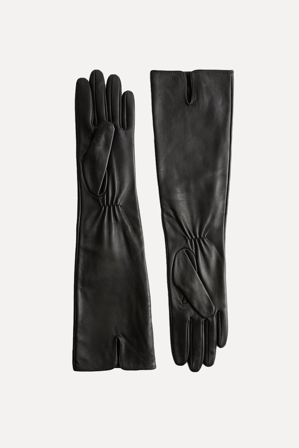 Leather Mid Length Gloves from Marks & Spencer