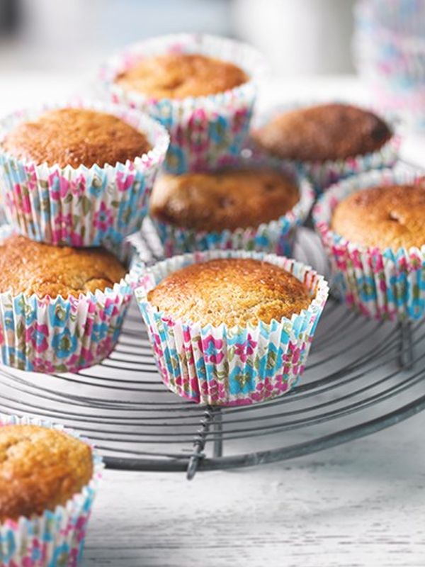 Rhubarb, Toffee & Ginger Muffins