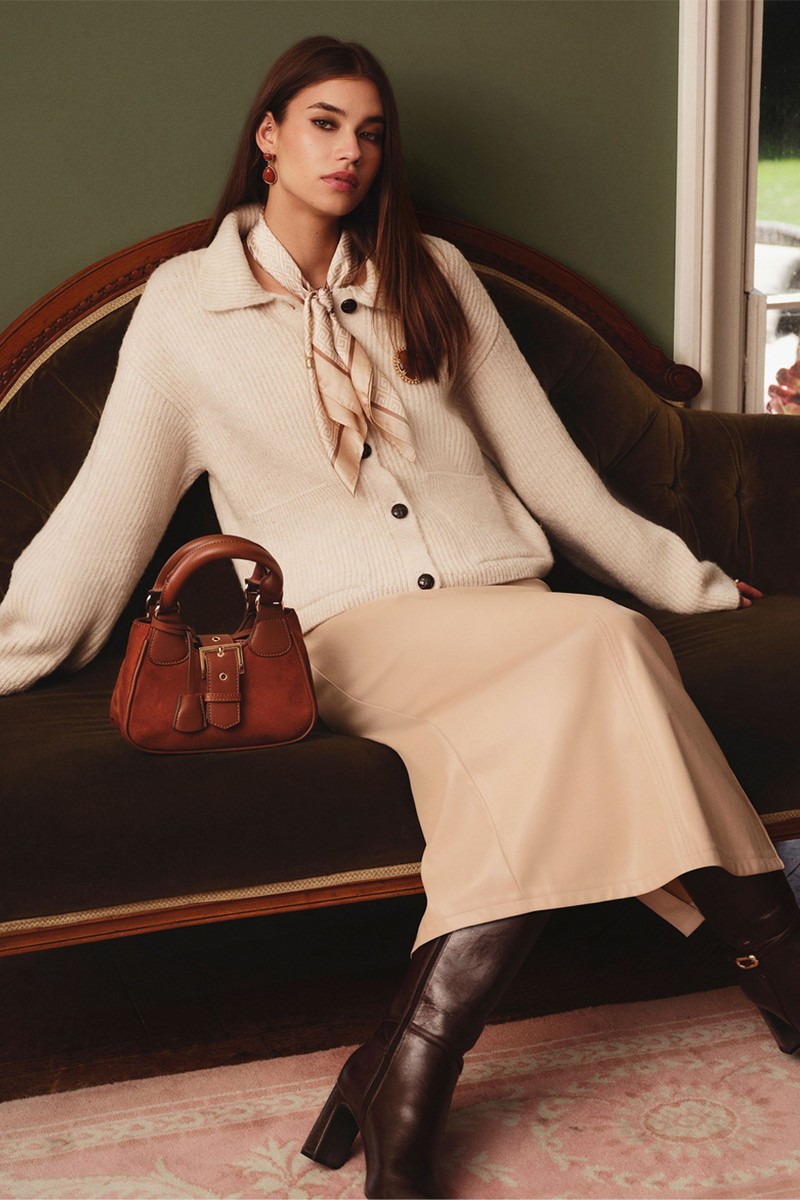 Faux Leather Pencil Skirt