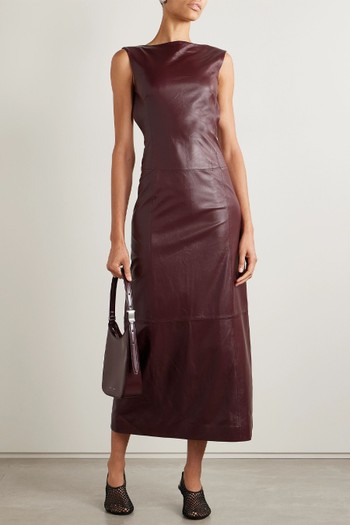 Ellery Open-Back Leather Midi Dress from PROENZA SCHOULER