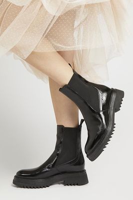 Leather Chelsea Flat Ankle Boots, £135 | Jones Bootmaker