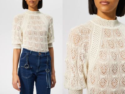 High Neck Knit Top from See By Chloé