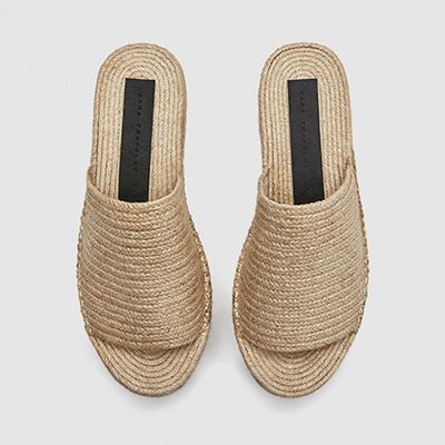 Jute Platform Sandals from Zara