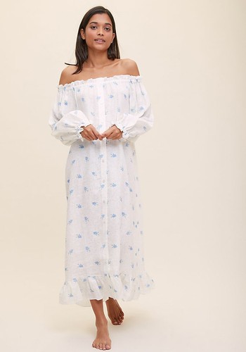 Sleeper Off The Shoulder Sleep Dress