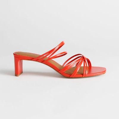 Strappy Knotted Heeled Sandals from & Other Stories