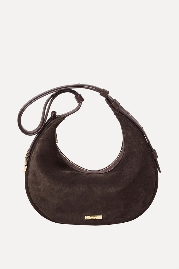 Hudson Small Crescent Bag from Aspinal Of London