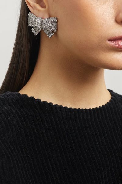 Bow Shape Earrings, £120 | CZ By Kenneth Jane Lane