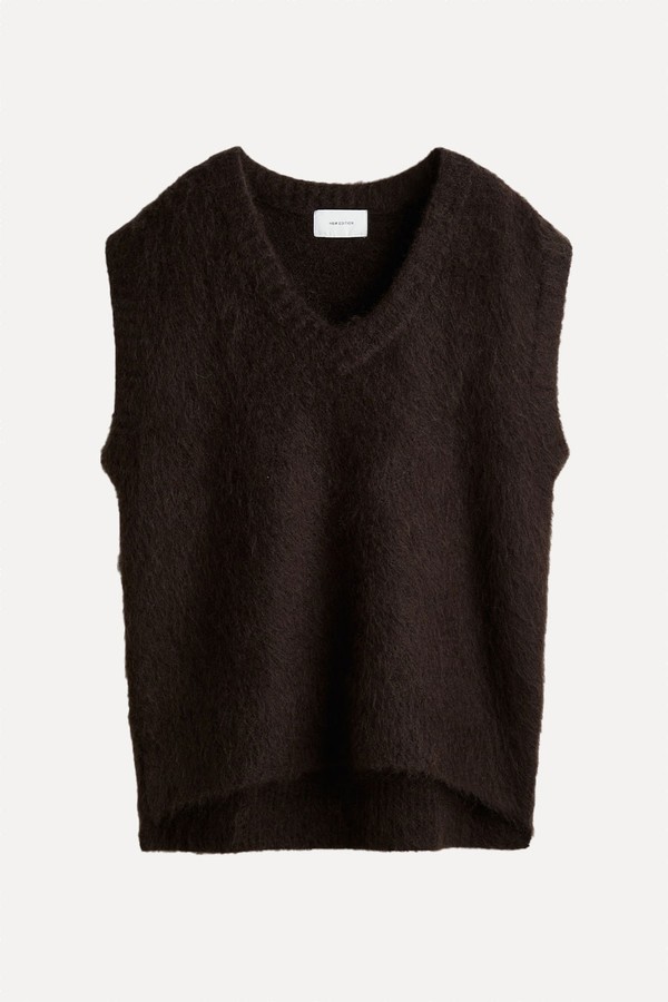 Mohair-Blend Sweater Vest