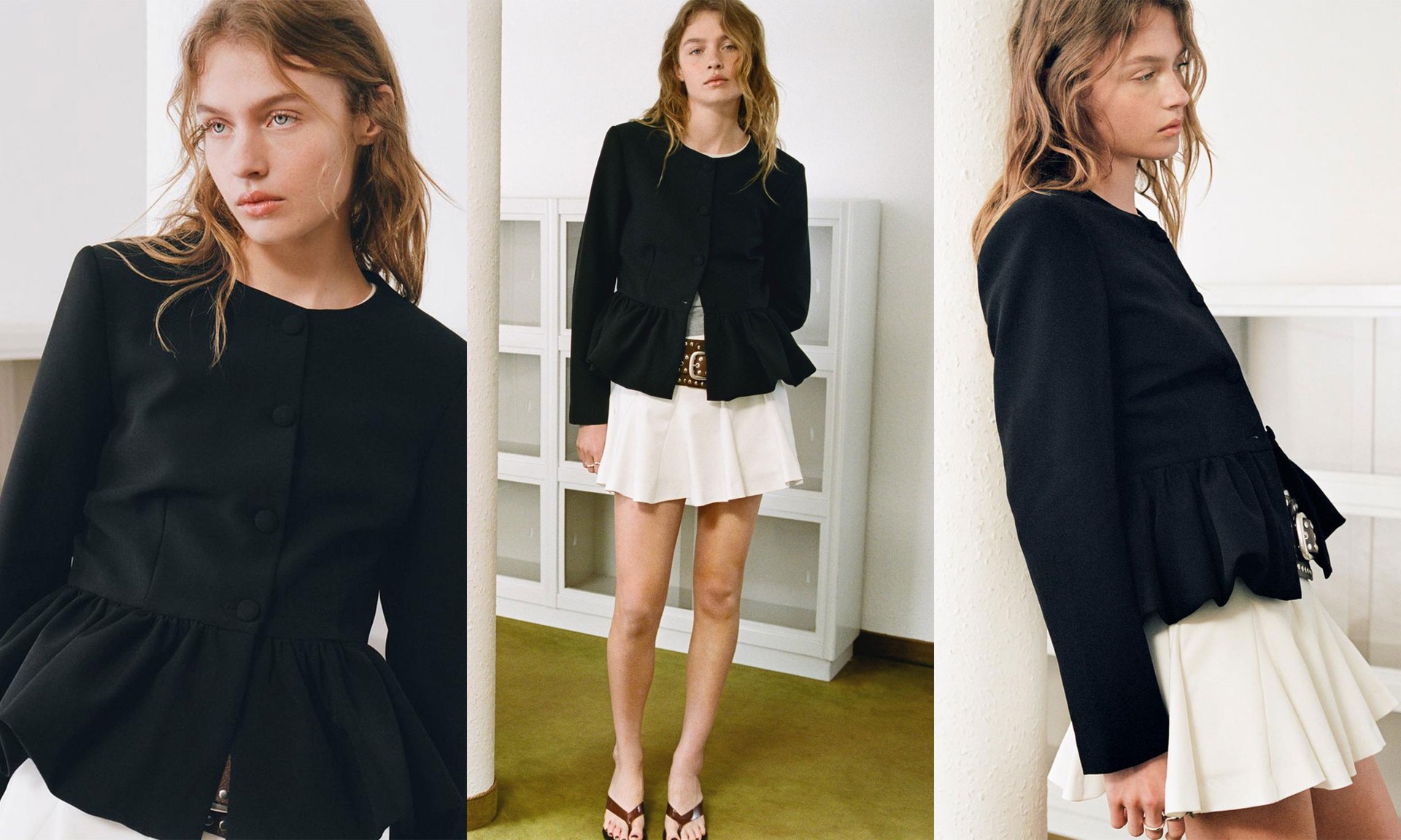 Voluminous Hem Jacket