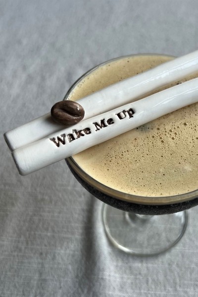 Espresso Martini Ceramic Drinking Straws Bundle from Bill & Ben's Occasional Emporium