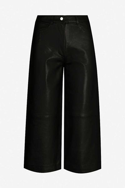 High Rise Leather Culottes from MAJE