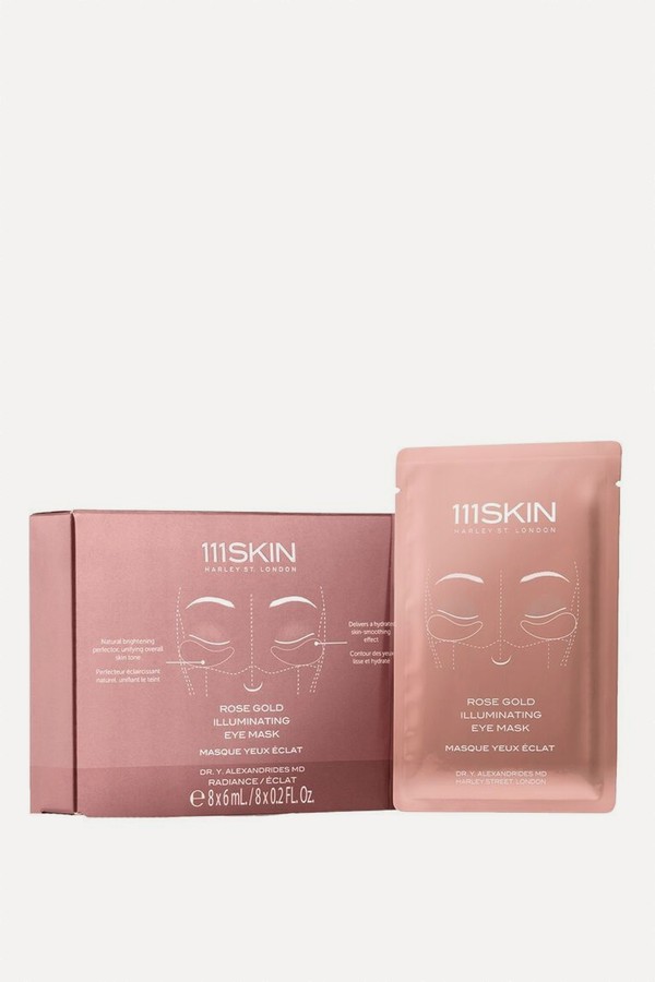 Rose Gold Illuminating Eye Mask Box from 111SKIN