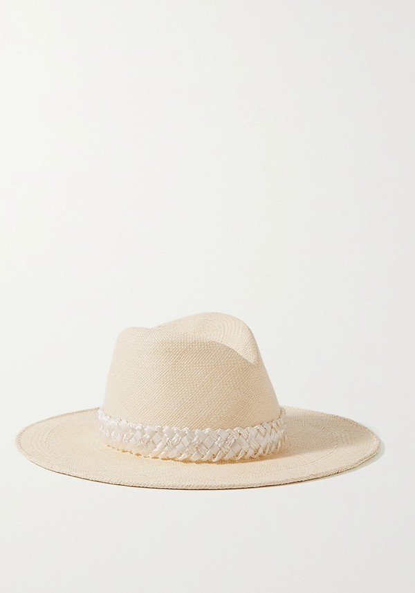 Jeanne Braided Straw Fedora from Gigi Burris