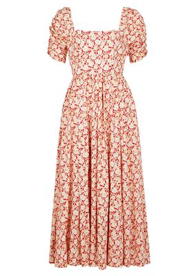 She's A Dream Floral-Print Cotton Midi Dress from Free People