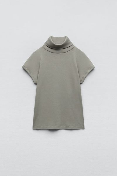 Ribbed Turtleneck Top from Zara