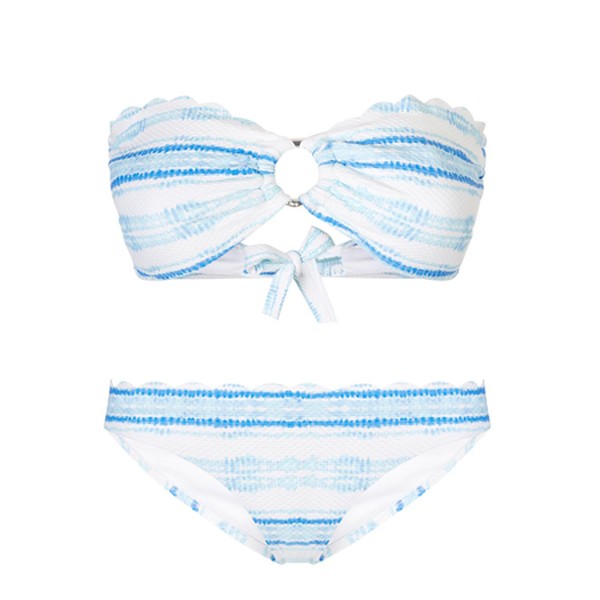 Gili Islands Scallop Soft Ring Bandeau Top