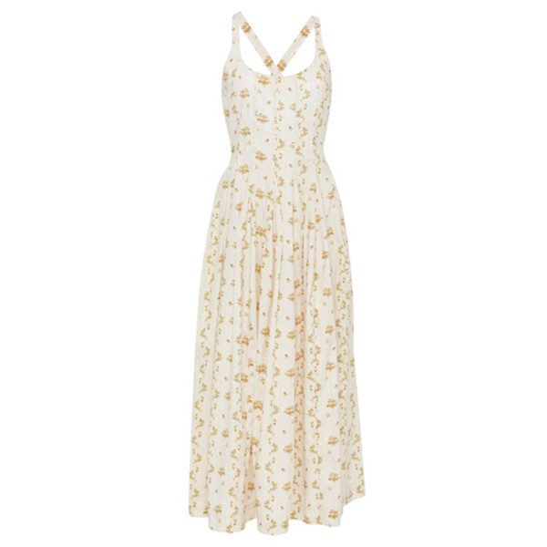 Onorata Floral-Print Cotton Dress from Brock Collection