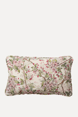 Rectangle Cherry Blossom Cushion With Piping from Bertioli