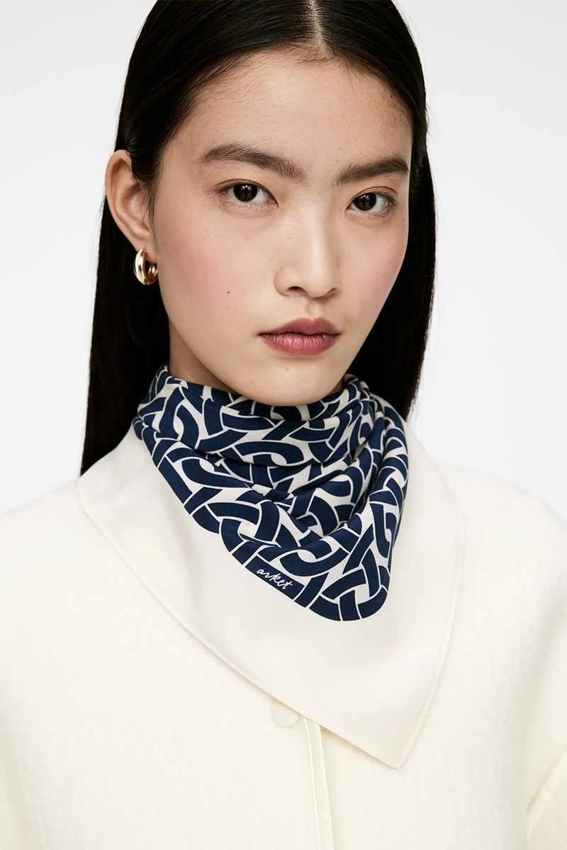 Printed Silk Scarf from ARKET