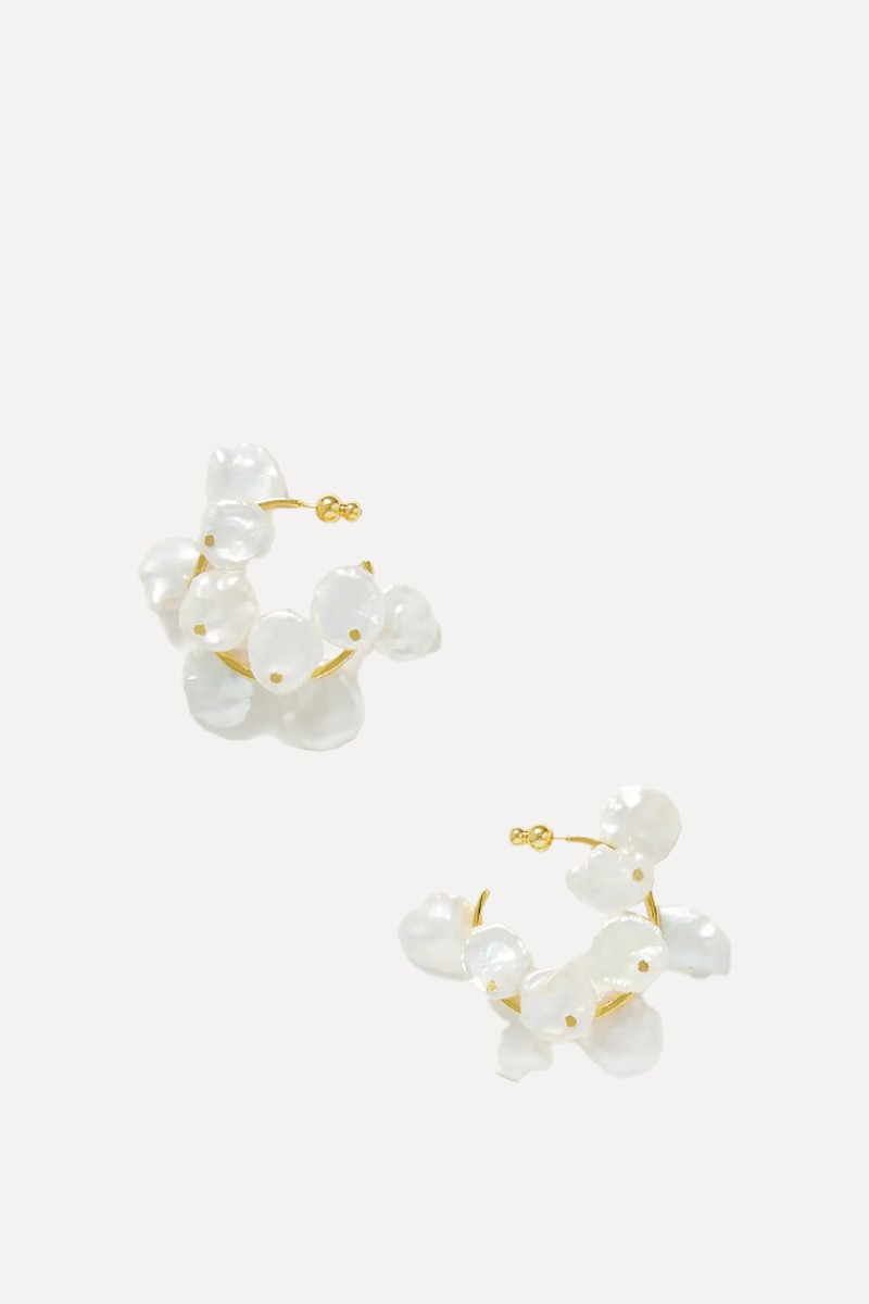 Devora Gold-Tone Pearl Earrings from Cult Gaia
