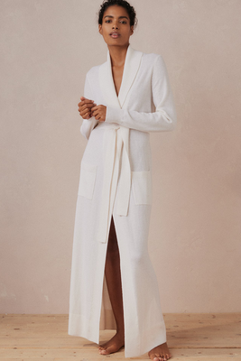 Long Shawl-Collar Cashmere Robe from The White Company
