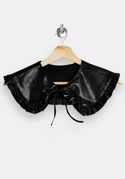 PU Statement Peter Pan Collar from Topshop