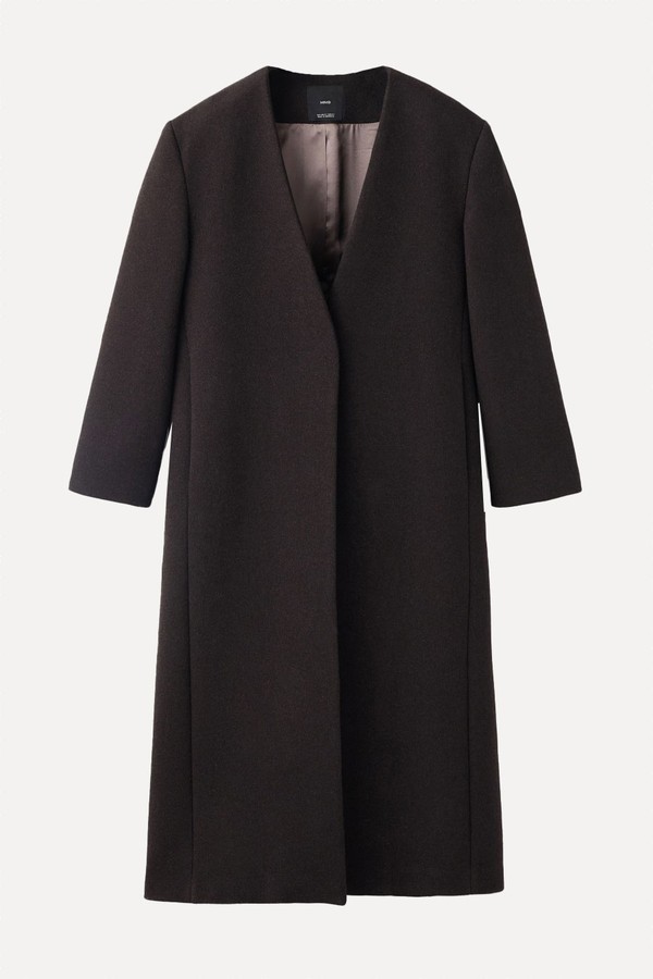 Long Wool Coat from Mango
