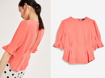 Puff Sleeve Tuck Top