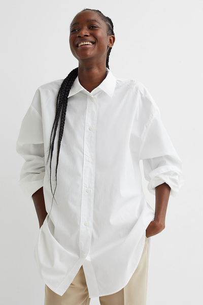 Oversized Cotton Shirt from H&M