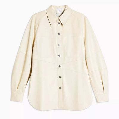 Buttermilk Leather Shirt