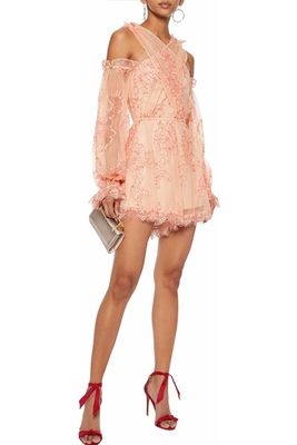 That’s A Wrap Cold-Shoulder Lace Playsuit from Alice Mccall