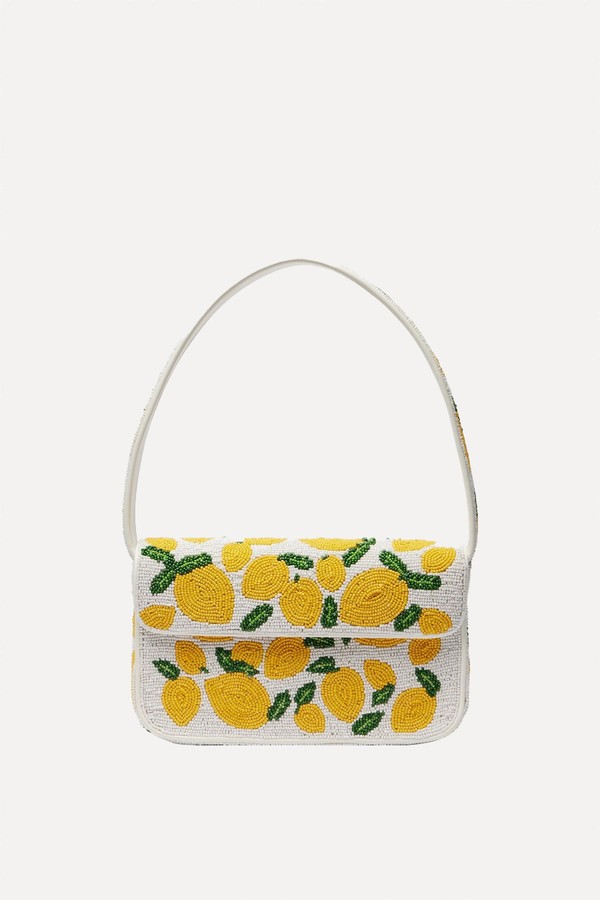 Tommy Beaded Shoulder Bag from Staud