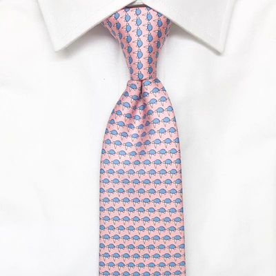 Sea Turtles Pink Silk Tie from Reef Knots