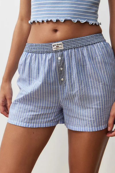 Contrast Stripe Boxer Shorts from BDG