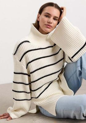 Knitted Jumper With Wide Sleeves from Lindex