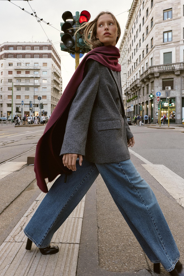 Oversize Double Breasted Blazer