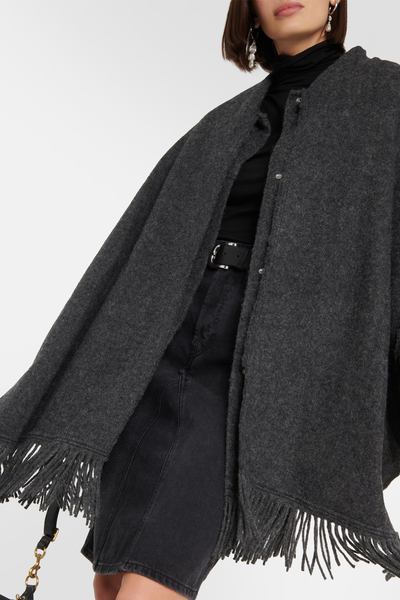 Faty Wool-Blend Scarf Coat from Isabel Marant Etoile