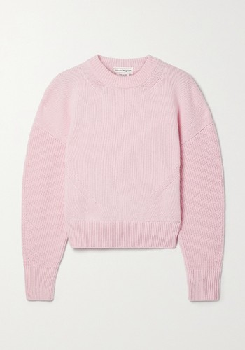 Ribbed Wool Sweater from Alexander McQueen 