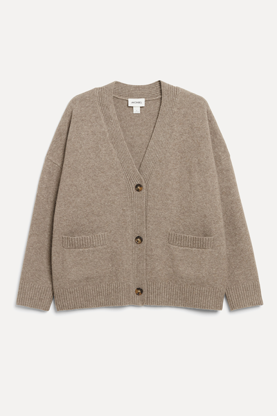 Relaxed Knitted Cardigan from Monki