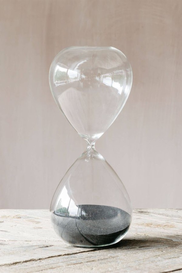 Black Sand Hour Glasss from Graham & Green