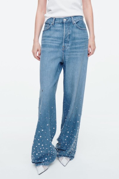 Embellished Relaxed Jeans from COS