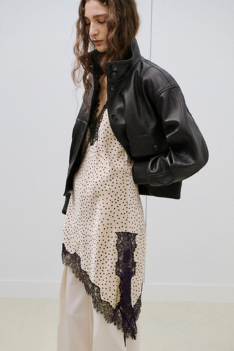 Polka Dots Lace Top from Mango