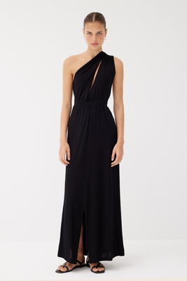 Laila Black Multiway Maxi Dress from Labeca