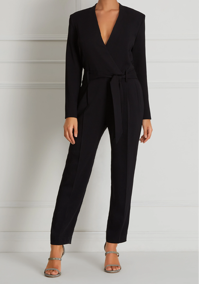 Black Tie Front Helaine Jumpsuit from Fenn Wright Manson