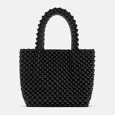 Beaded Mini Tote Bag from Zara